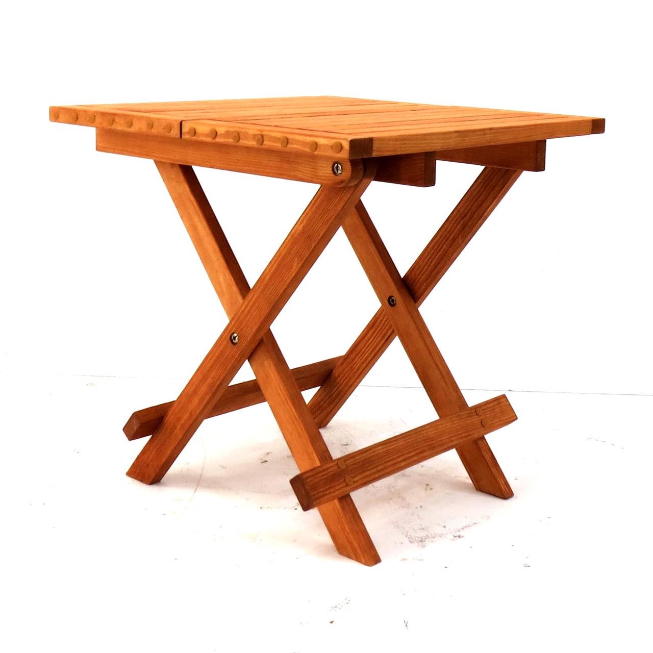 Столик раскладной из дерева Деруент Шафран (СУН-001606)