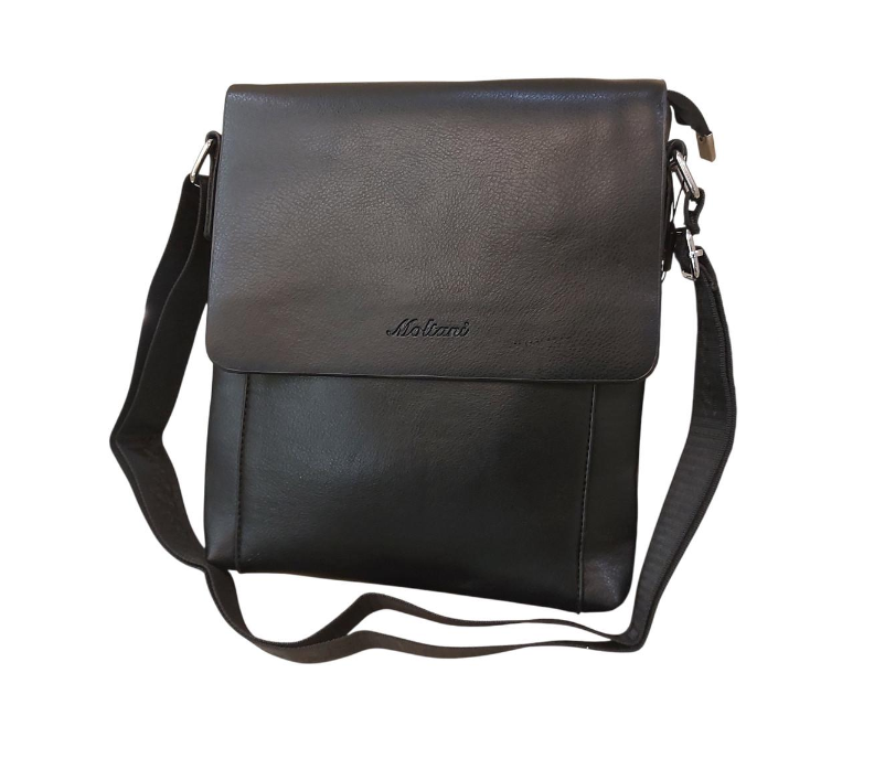 Сумка мужская через плечо MТ 164-4 из эко-кожи 27х23х4 см Черный
