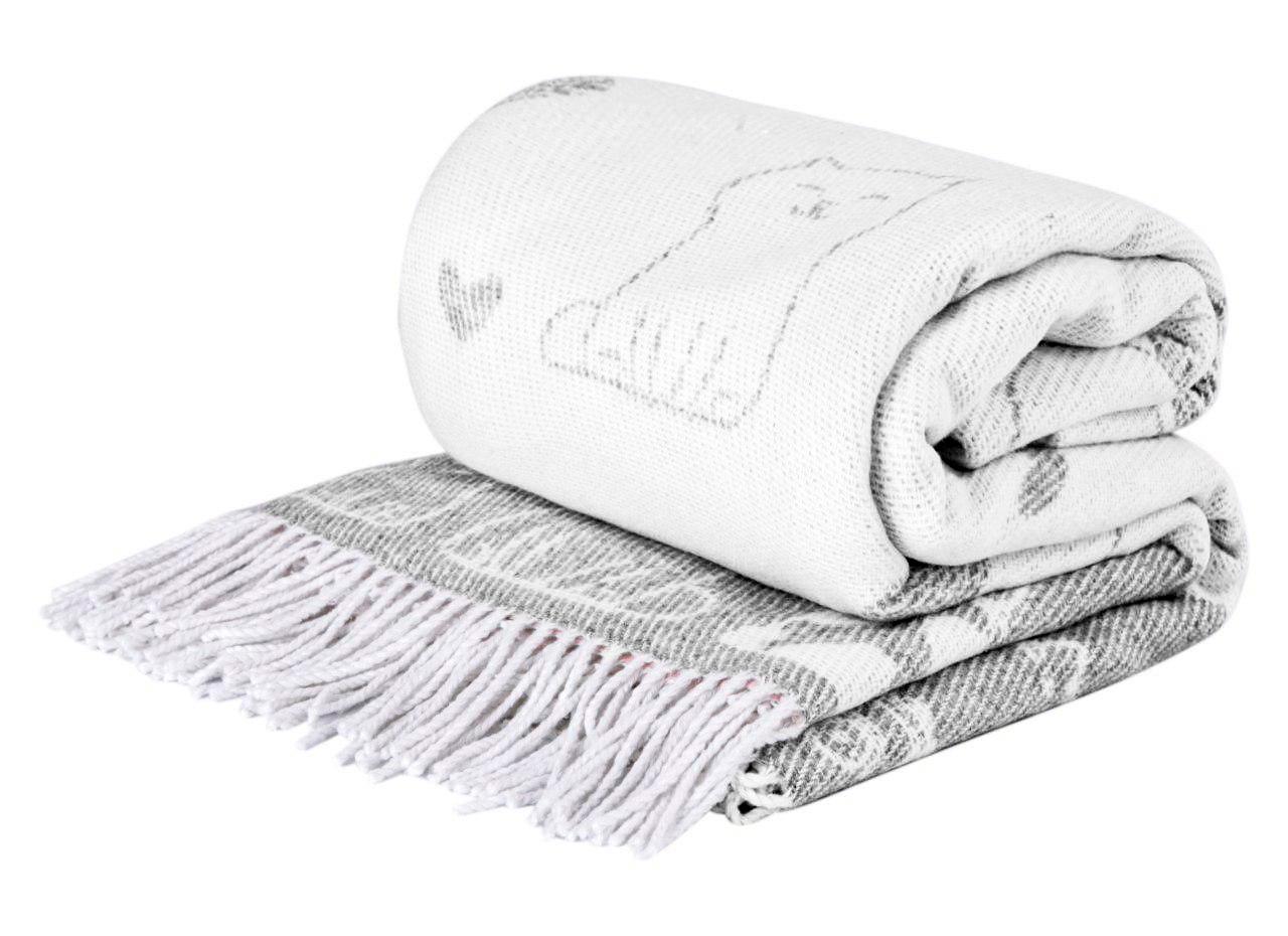 Плед хлопковый Love You Коты 140x200 см (4142) Плед хлопковый Love You Коты 140x200 см (4142)