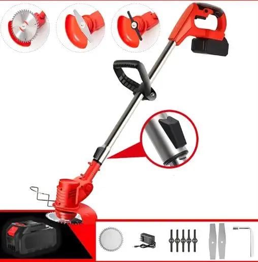 Газонокосилка для сенокоса травы с двумя аккумуляторами 48V/2Акб - фото 3