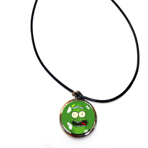 Кулон подвеска на шею Огурчик Рик Рик и Морти Rick and Morty (ku_044)