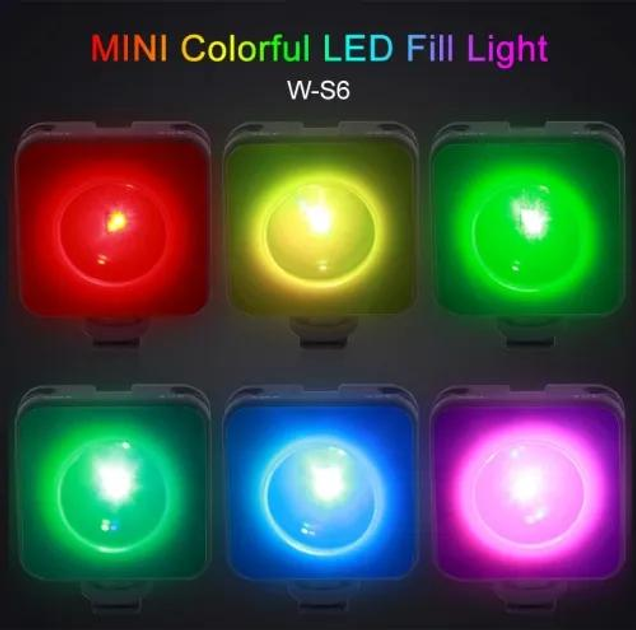 Видеосвет W-S6 RGB Ambiance Light 6W (779218) - фото 7 Видеосвет W-S6 RGB Ambiance Light 6W (779218) - фото 7