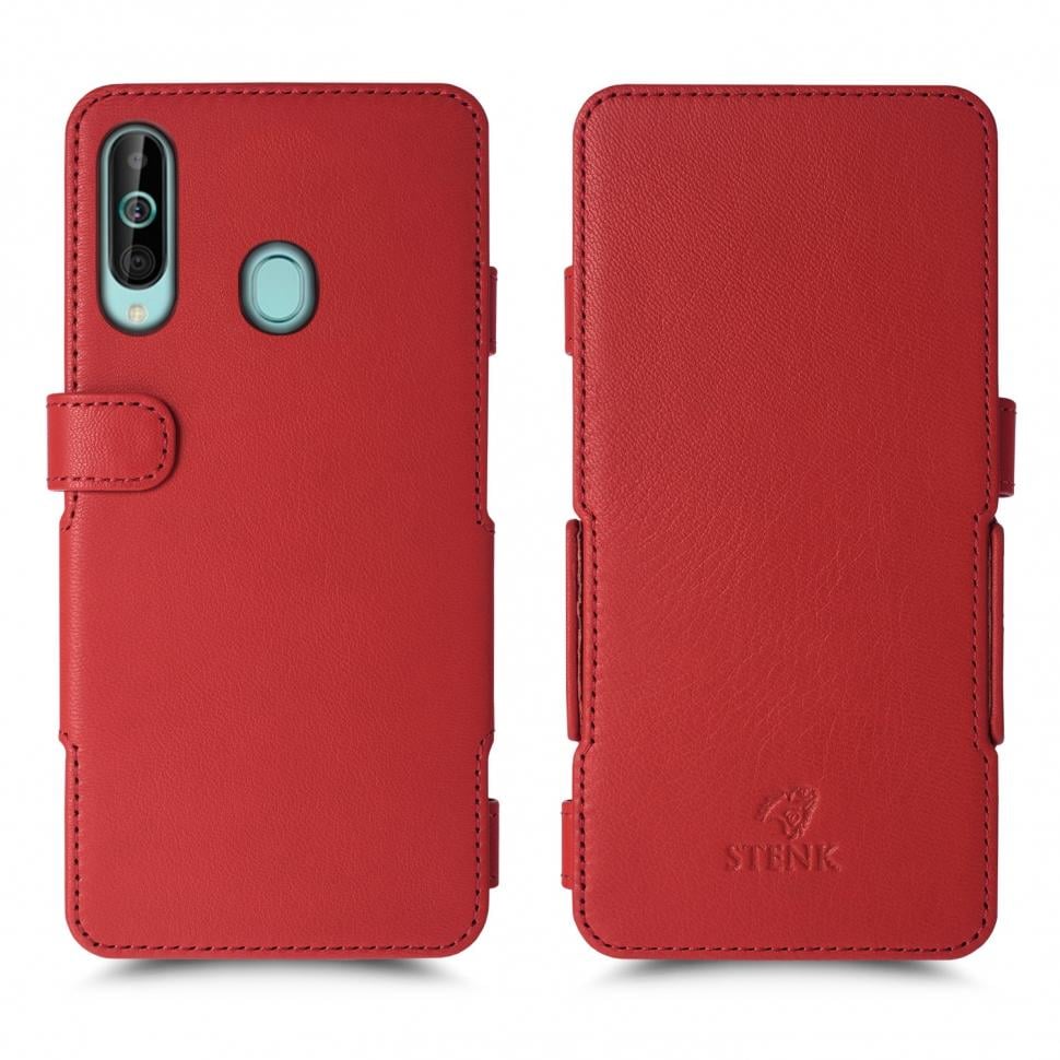 Чехол книжка Stenk Prime для Samsung Galaxy A60 Красный (66629)