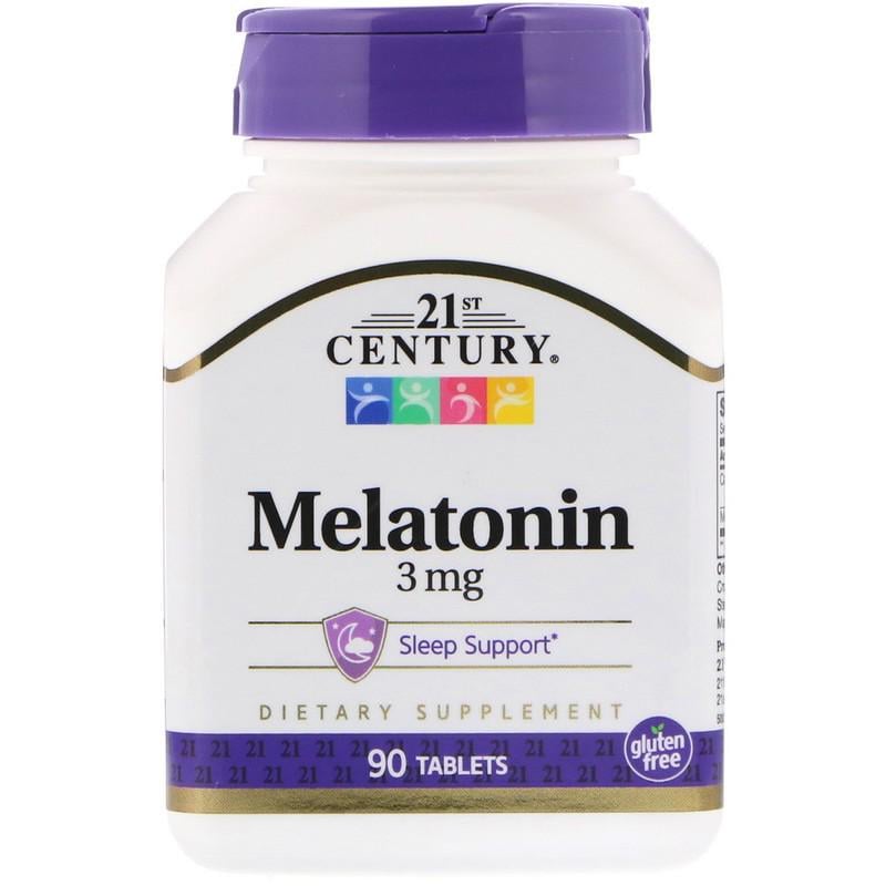 Мелатонин 21st Century Melatonin 3 мг 90 таблеток Мелатонин 21st Century Melatonin 3 мг 90 таблеток