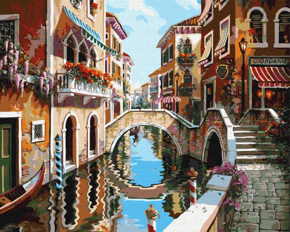 Картина по номерам Brushme Улицами Венеции (GX7411)