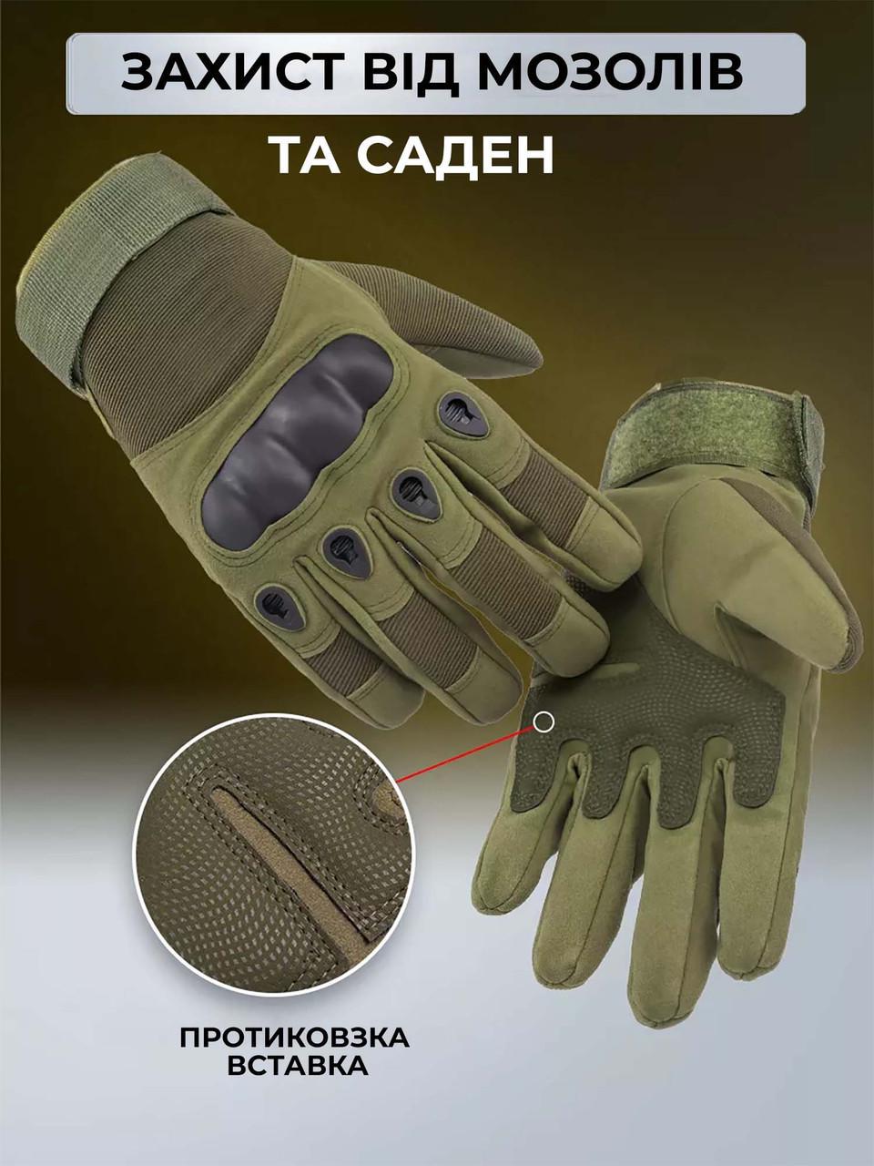 Перчатки закрытые Oakley M Оливковый - фото 8 Перчатки закрытые Oakley M Оливковый - фото 8