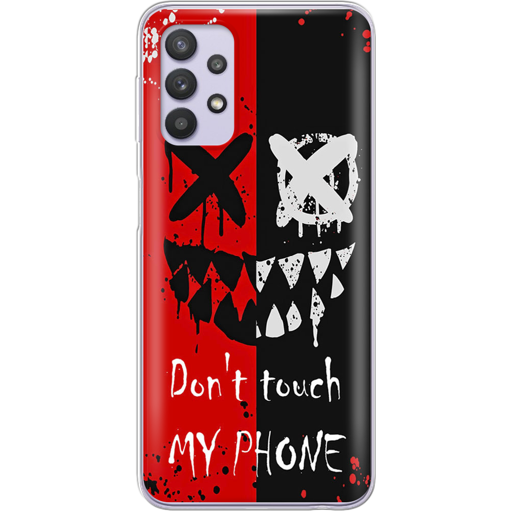 Чехол BoxFace Samsung A525 Galaxy A52 Bad Smile Прозрачный силикон (42075-up2468-42075)