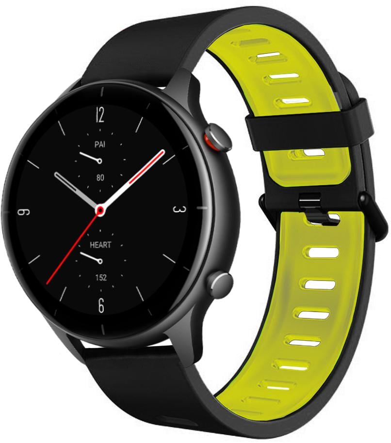 Ремешок Traf для Amazfit GTR 2 Black/Yellow (20451)