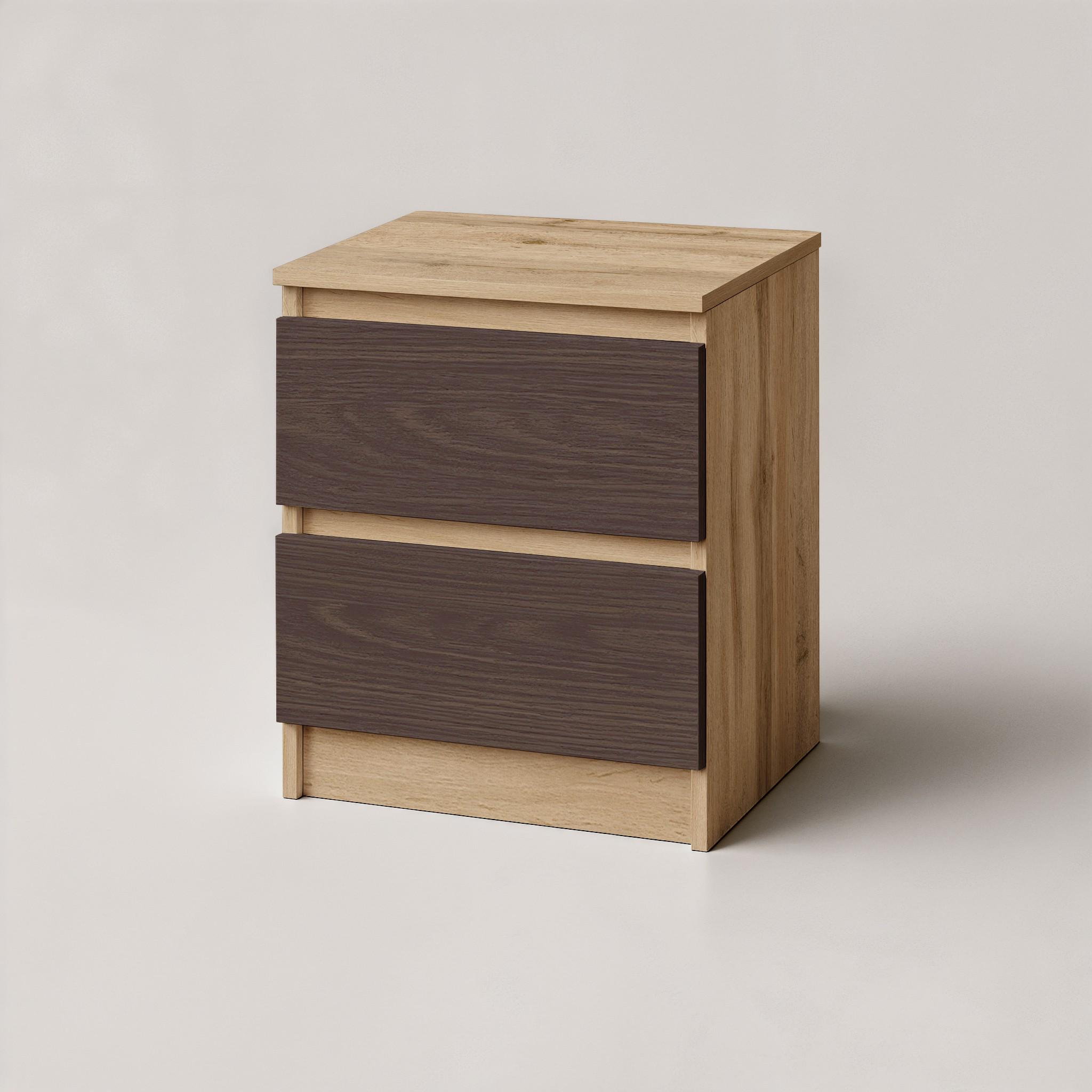 Тумба приліжкова FT-225 400х400х530 мм Дуб Аппалачі/Венге Магія - фото 2 Тумба приліжкова FT-225 400х400х530 мм Дуб Аппалачі/Венге Магія - фото 2