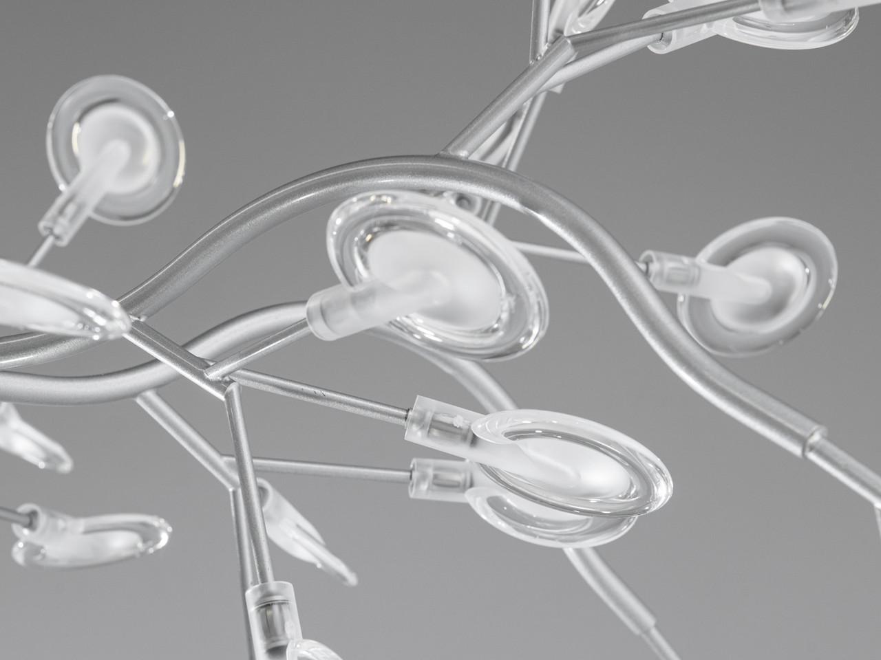 Люстра 886-54CSL-LS Светлячок в стиле Loft 54 ламп Хром сатин (2095312329) - фото 4 Люстра 886-54CSL-LS Светлячок в стиле Loft 54 ламп Хром сатин (2095312329) - фото 4