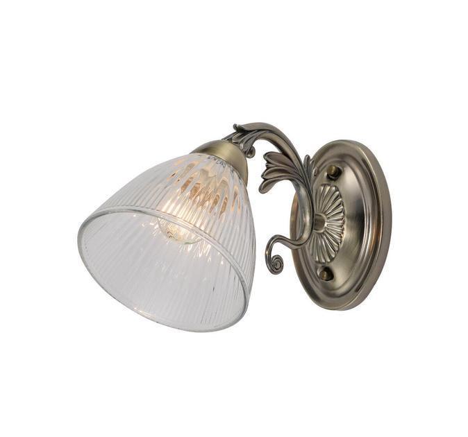 Бра настінне Valeso Класика одинарне Е27 IP20 G 07475/1W Antique brass Бронзовий (28685723)
