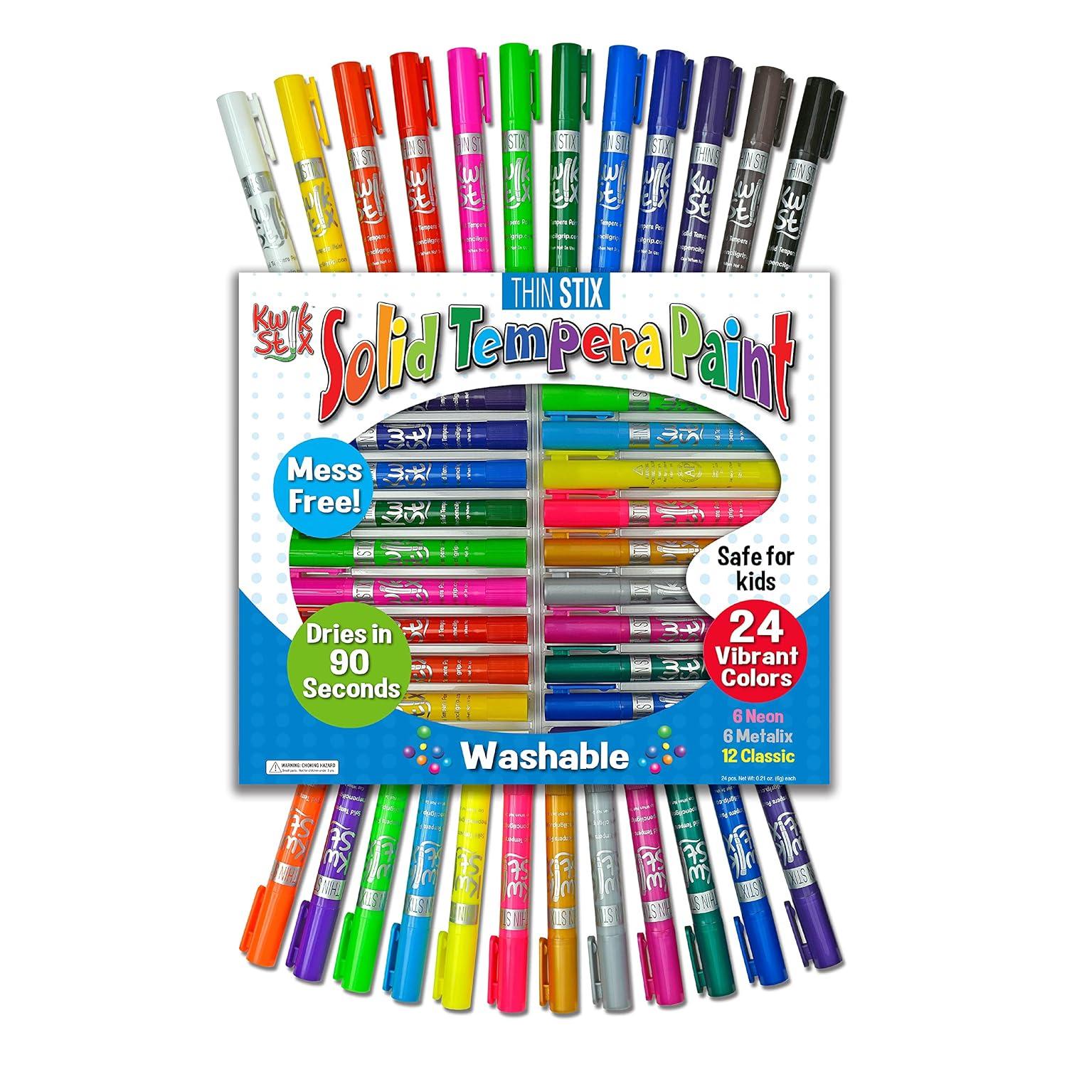 Краска сплошная темперная Amazon tpg-620 Kwik Stix Pencil Grip 24 шт.