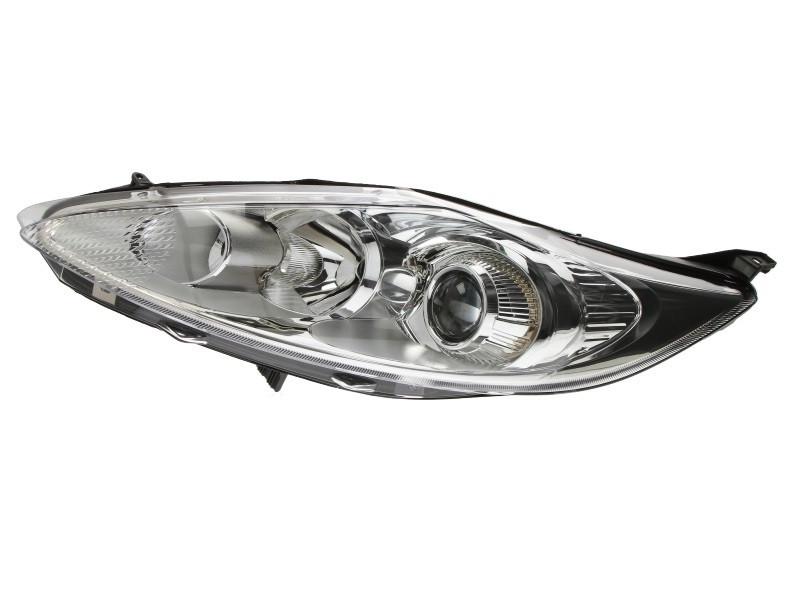 Фара передня ліва Ford Fiesta VI 2008-2013 H7/H1 сіра рамка (431-1188LMLD-EM)