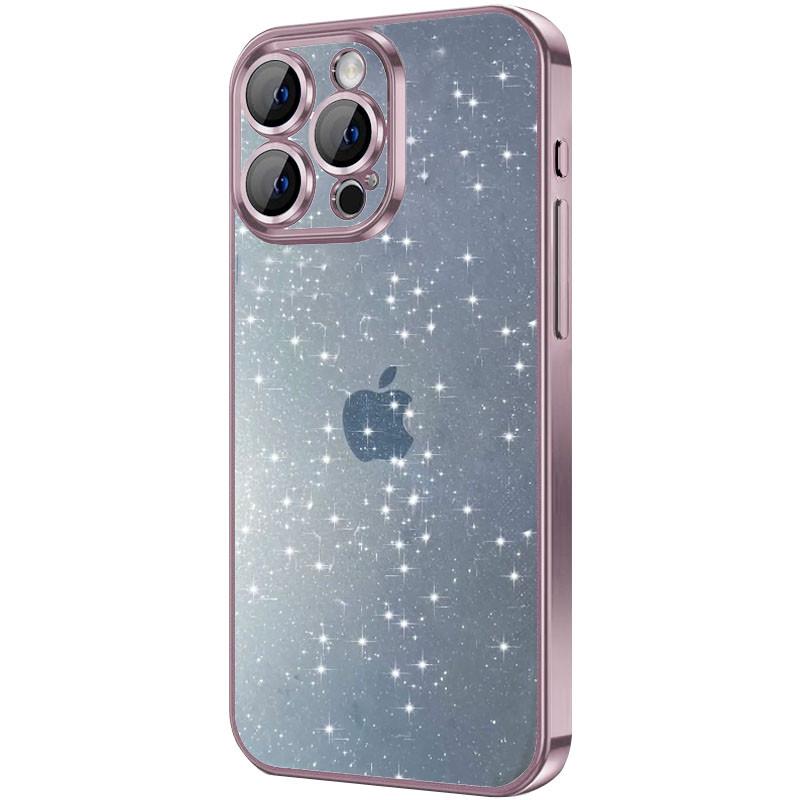 Противоударный чехол TPU+PC Glittershine для Apple iPhone 14 Pro (6.1") Rose Gold