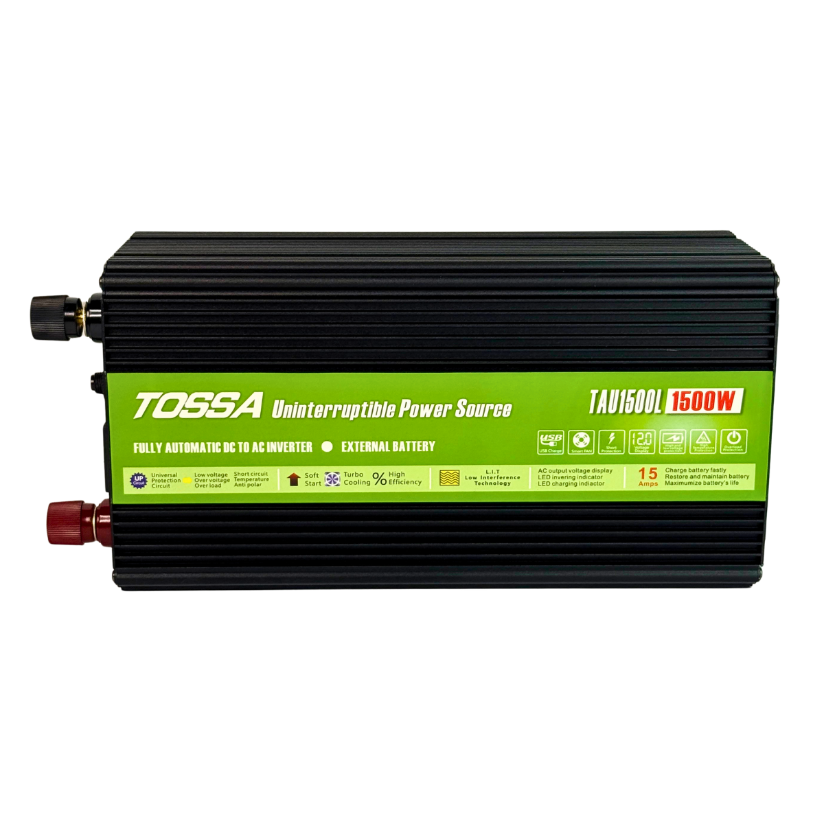 Інвертор Tossa з функцією UPS 12-220 V 1500 W (UA0051-T)