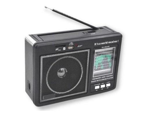 Колонка-радиоприемник аналоговый RX-99UAR USB/FM Черный (lp-74603_682)