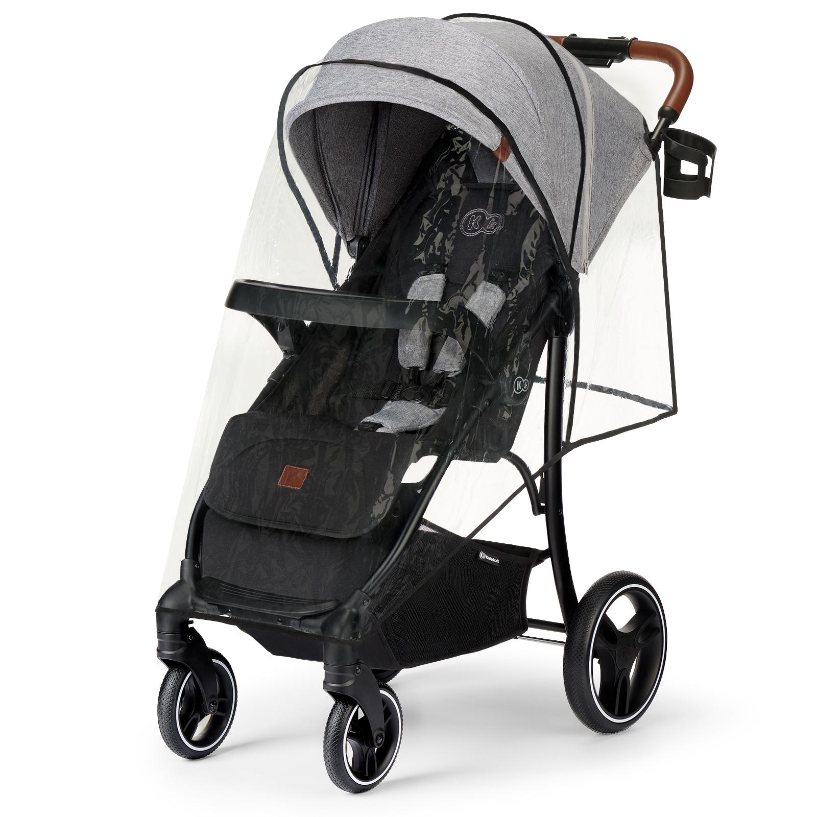 Прогулочная коляска Kinderraft Cruiser LX Grey - фото 7