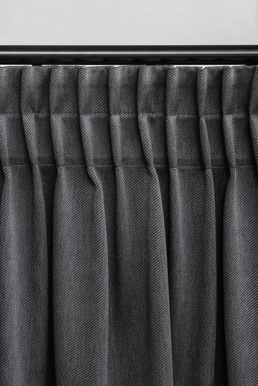 Шторы HYGG с диагональной структурой 3,5х2,5-3 м Графитовый (116688)