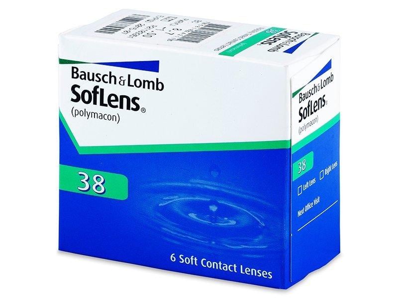 Контактні лінзи Bausch & Lomb SofLens 38 8,7 -0,50 6 шт. (/6/соф38/87050/)