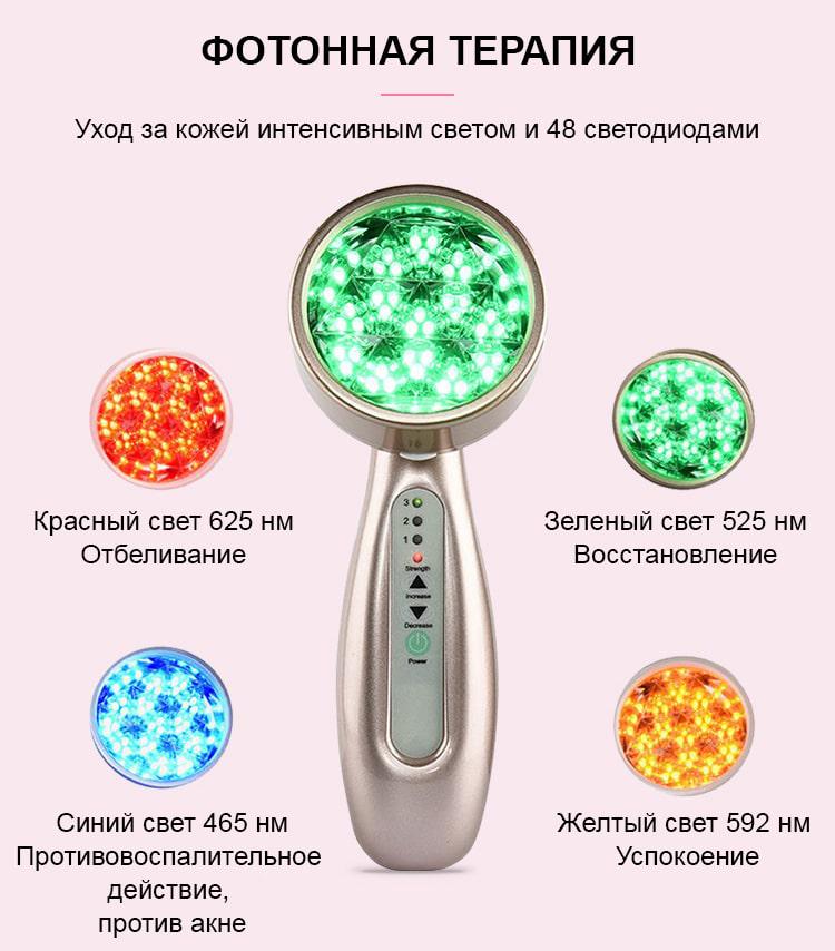 Массажер для лица Doctor-101 Anti-Aging LED для омоложения и подтяжки кожи (BP-016) - фото 6