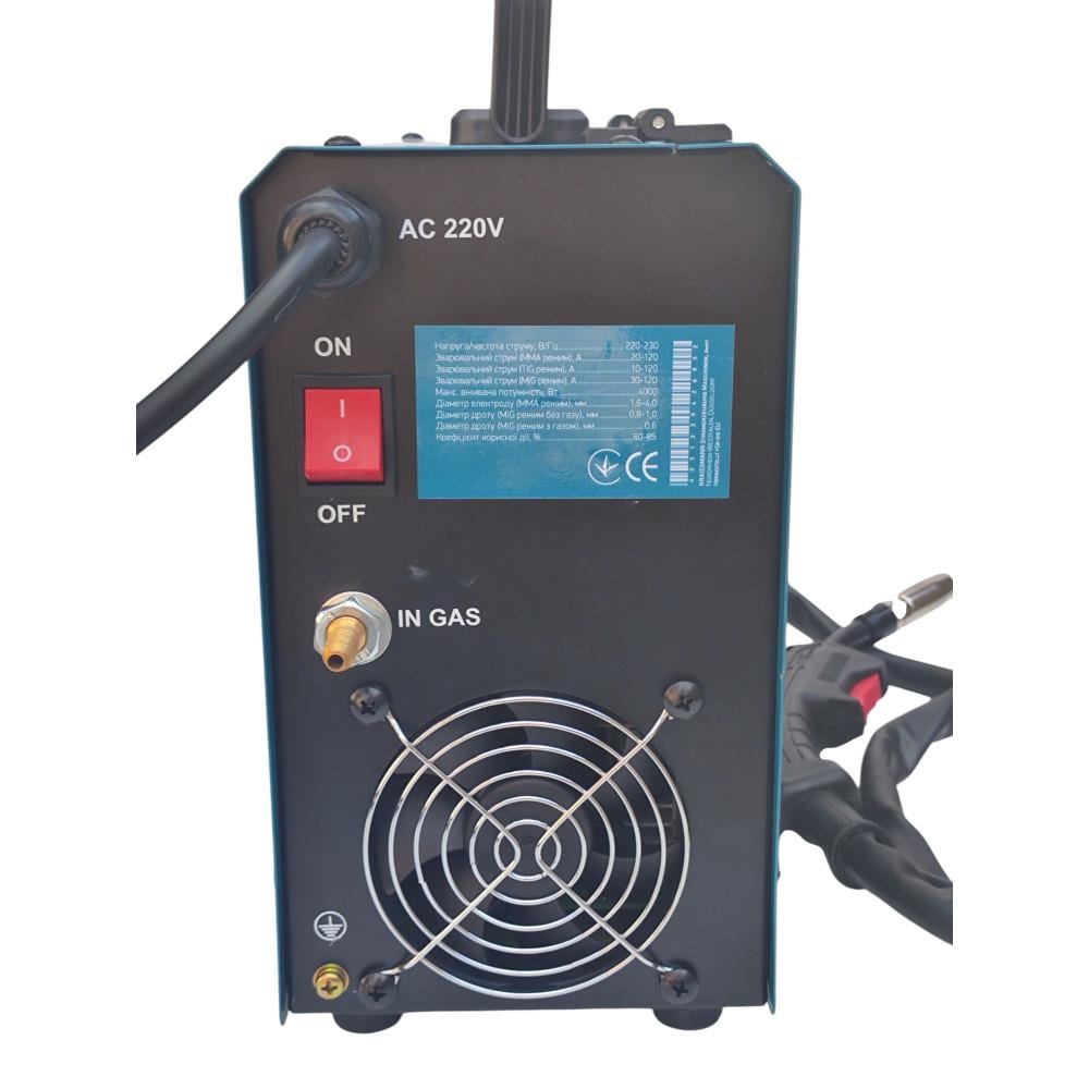 Автомат сварочный KRAISSMANN инверторный SG'250 (MIG/MMA/TIG, электроды 1.6–4.0 мм, проволока 0.6–1.0 мм) - фото 11 Автомат сварочный KRAISSMANN инверторный SG'250 (MIG/MMA/TIG, электроды 1.6–4.0 мм, проволока 0.6–1.0 мм) - фото 11