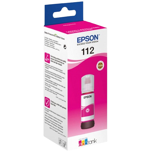 Чернила Epson 112 EcoTank Pigment Magenta для Epson L15150/15160 (559499)