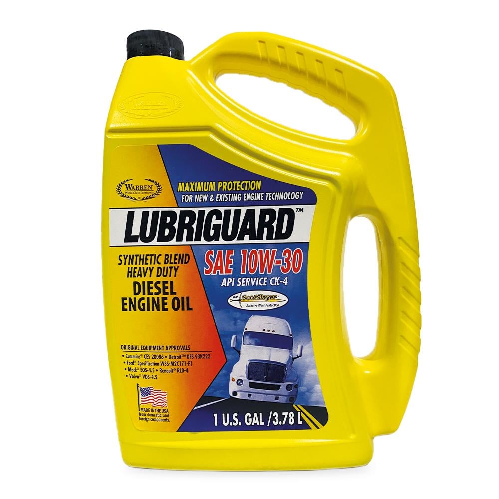 Моторное масло Lubriguard Synthetic Blend SAE 10W-30 CK-4 HD для тяжелой техники 3,75 л