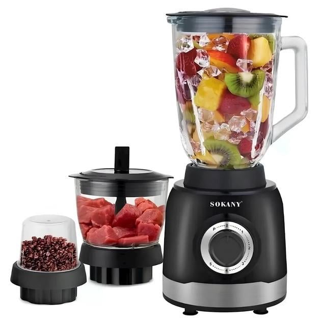 Блендер многофункциональный SOKANY SK-JB-178 с чашей 1,5 л 1000 Вт