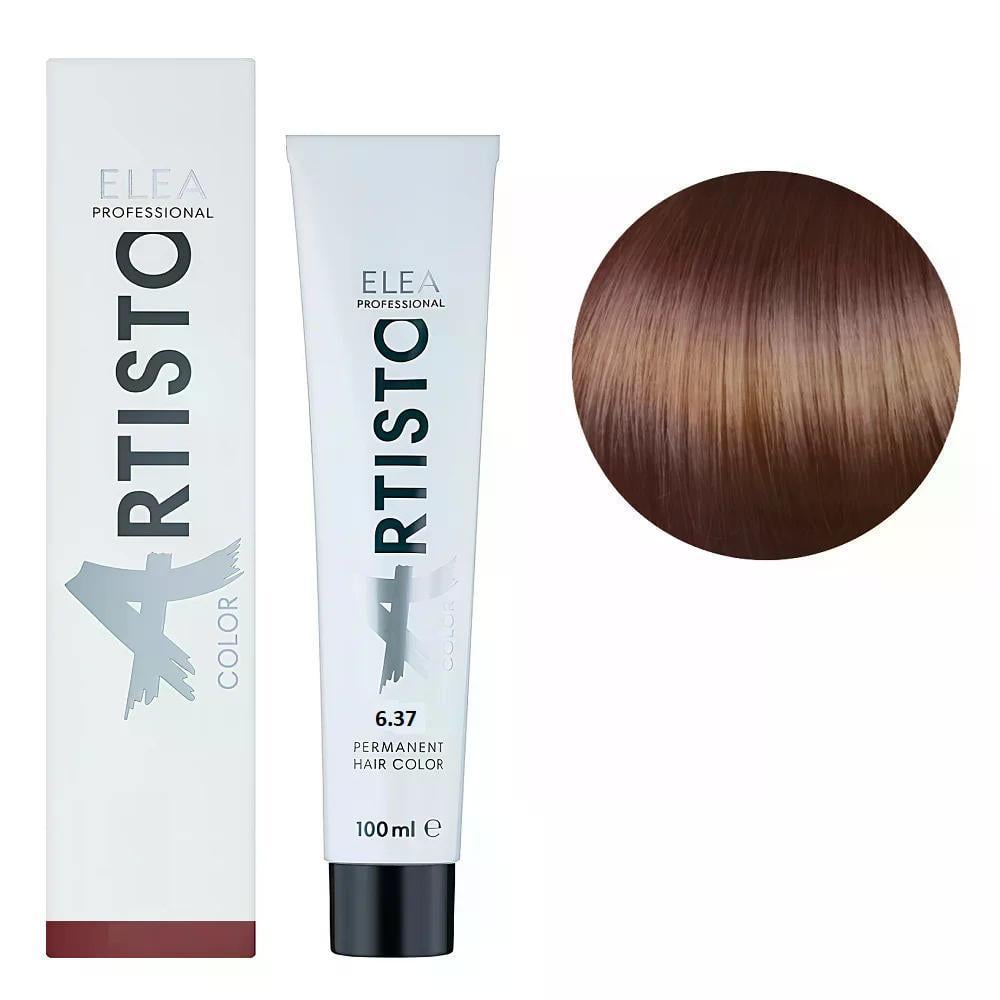 Крем-краска Elea Professional для волос Artisto Color 6.37 Темно-русый золотисто-коричневый 100 мл