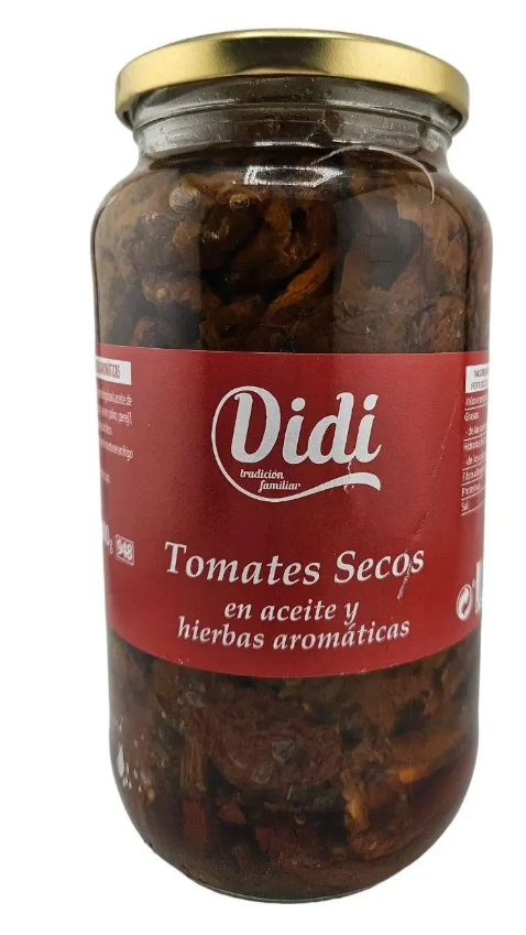 Томаты вяленые Didi Tomates Secos в масле и ароматических травах 880 г