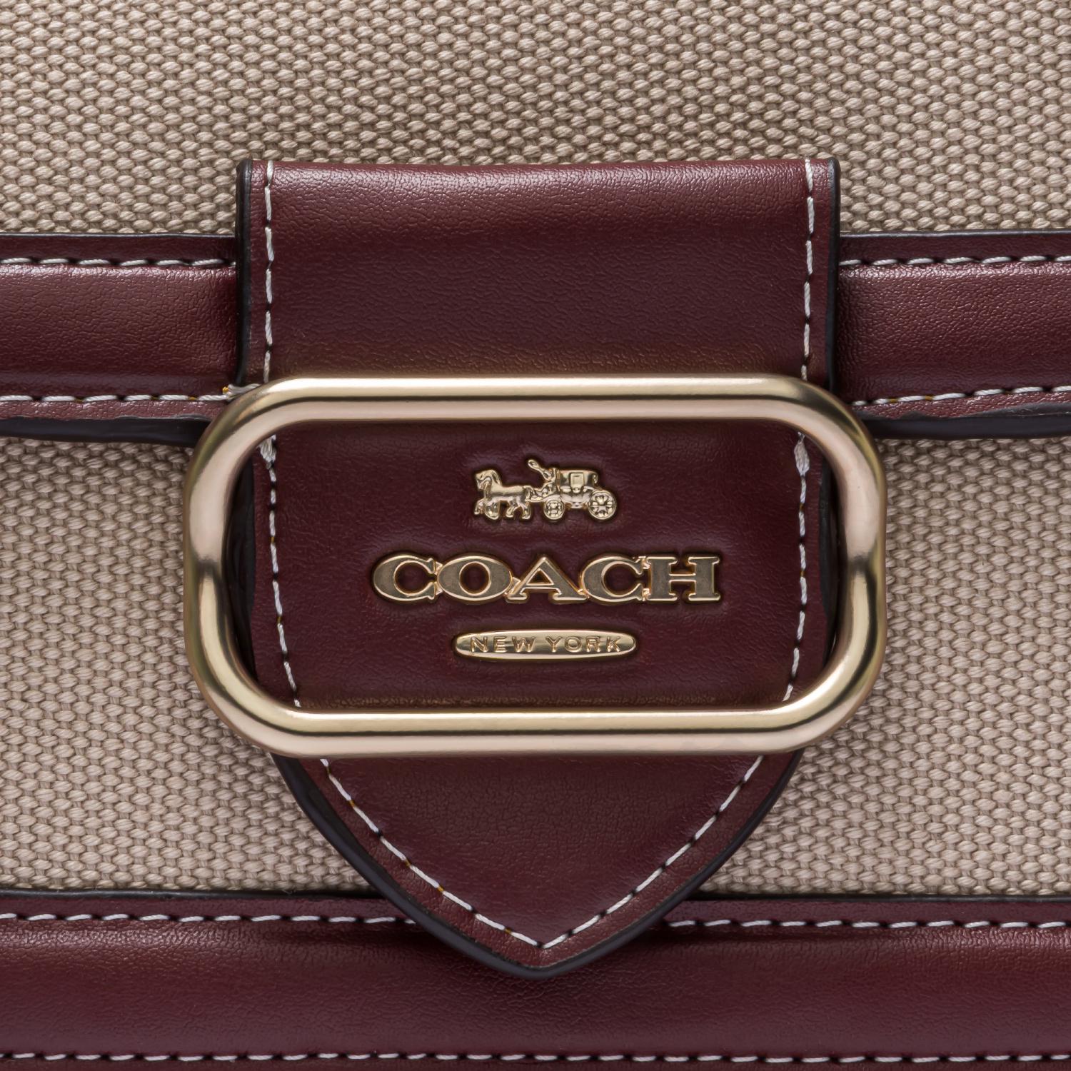 ᐉ Женская сумка через плечо Coach Large Morgan Square Crossbody