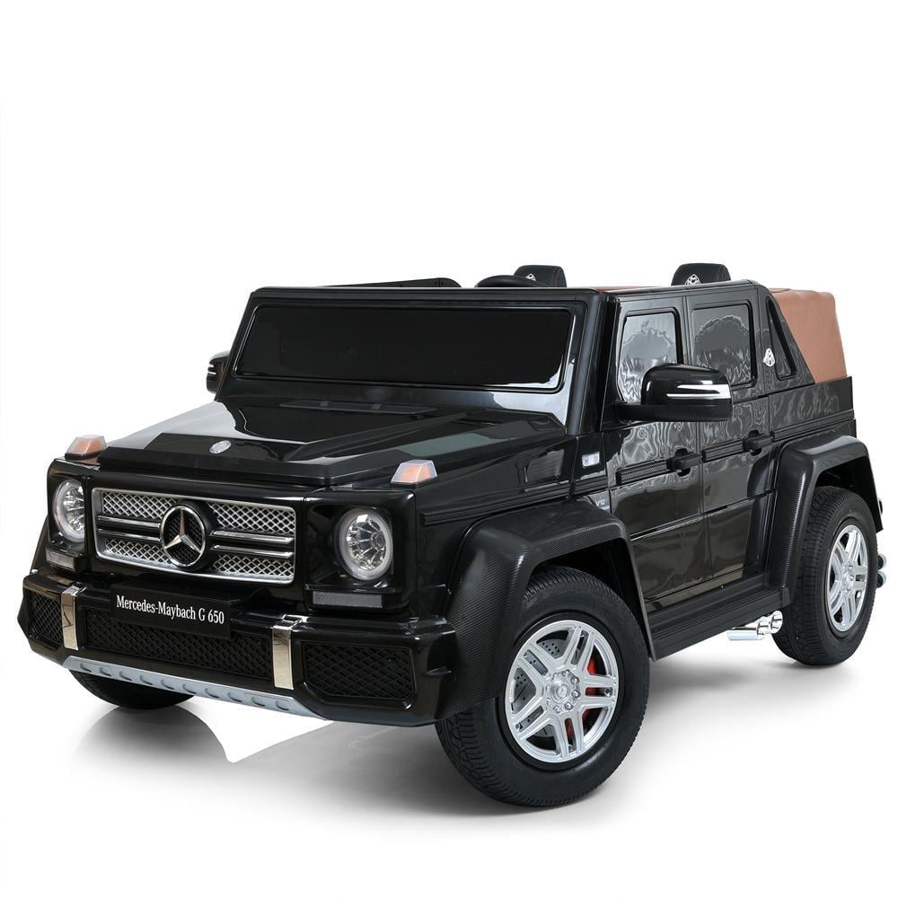 Детский электромобиль двухместный Bambi джип Mercedes-Maybach G650 M 6150AL 24V Черный