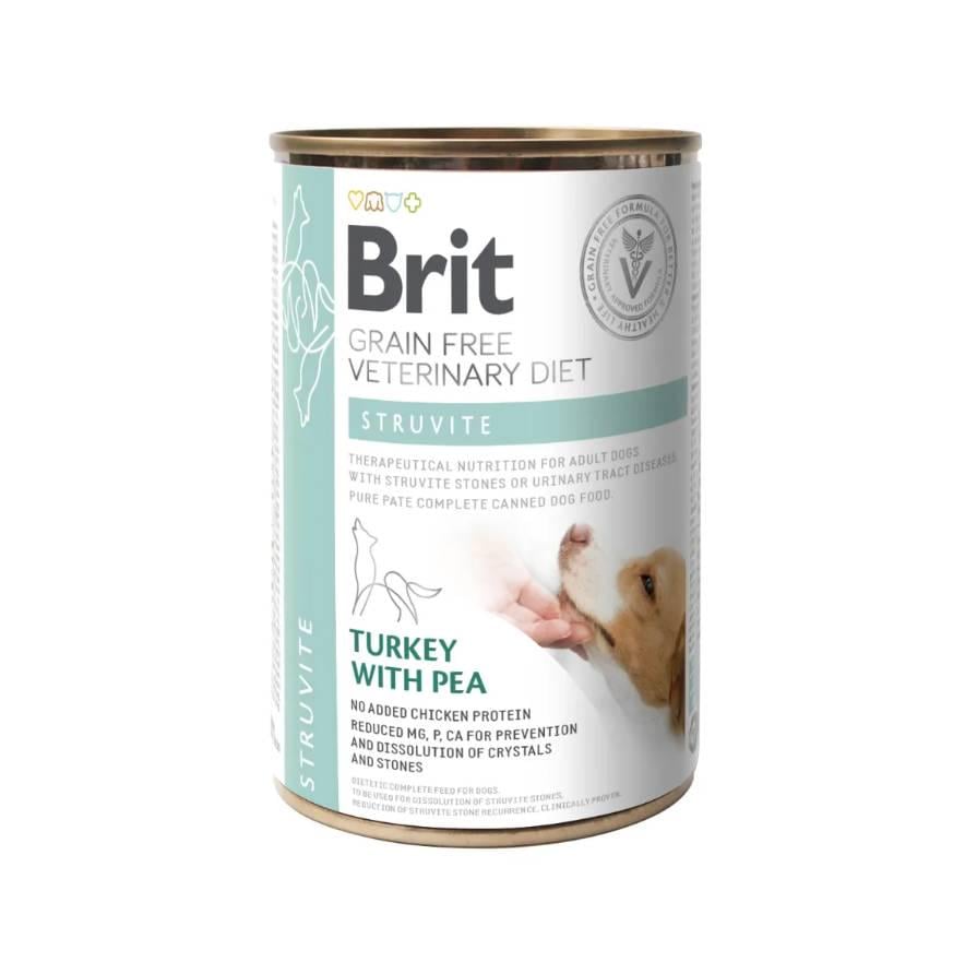 Корм вологий для собак із надмірною вагою Brit GF Veterinary Diets Dog Struvite 400 г (8595602536078)