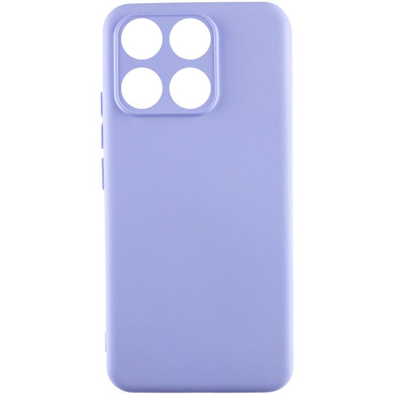 Противоударный чехол Silicone Cover Lakshmi Full Camera (AA) для Xiaomi 14 сиреневый