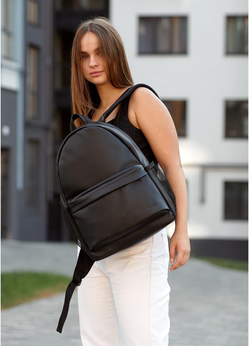 Рюкзак жіночий Sambag Brix PJT Classic 40x27x15 см Чорний (11711001) - фото 5 Рюкзак жіночий Sambag Brix PJT Classic 40x27x15 см Чорний (11711001) - фото 5