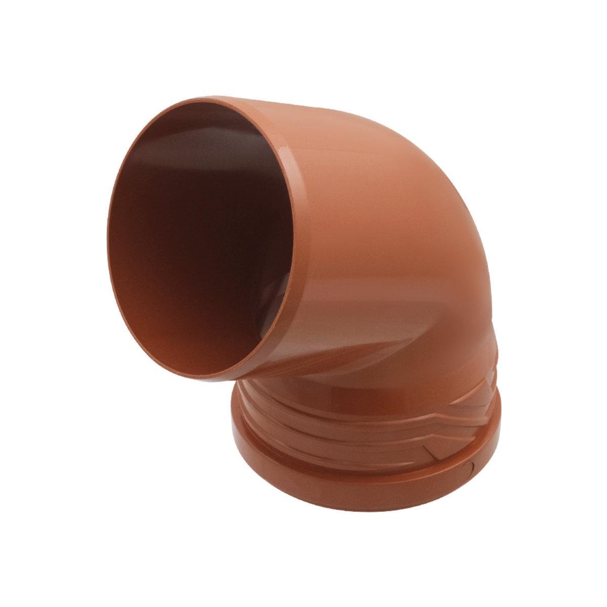 Коліно каналізаційне ASG Esterno 110 мм х 67 ° (SW-85373) - фото 2