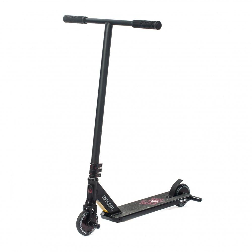 Самокат трюковый Explore Booger Prestige HD + пеги Черный