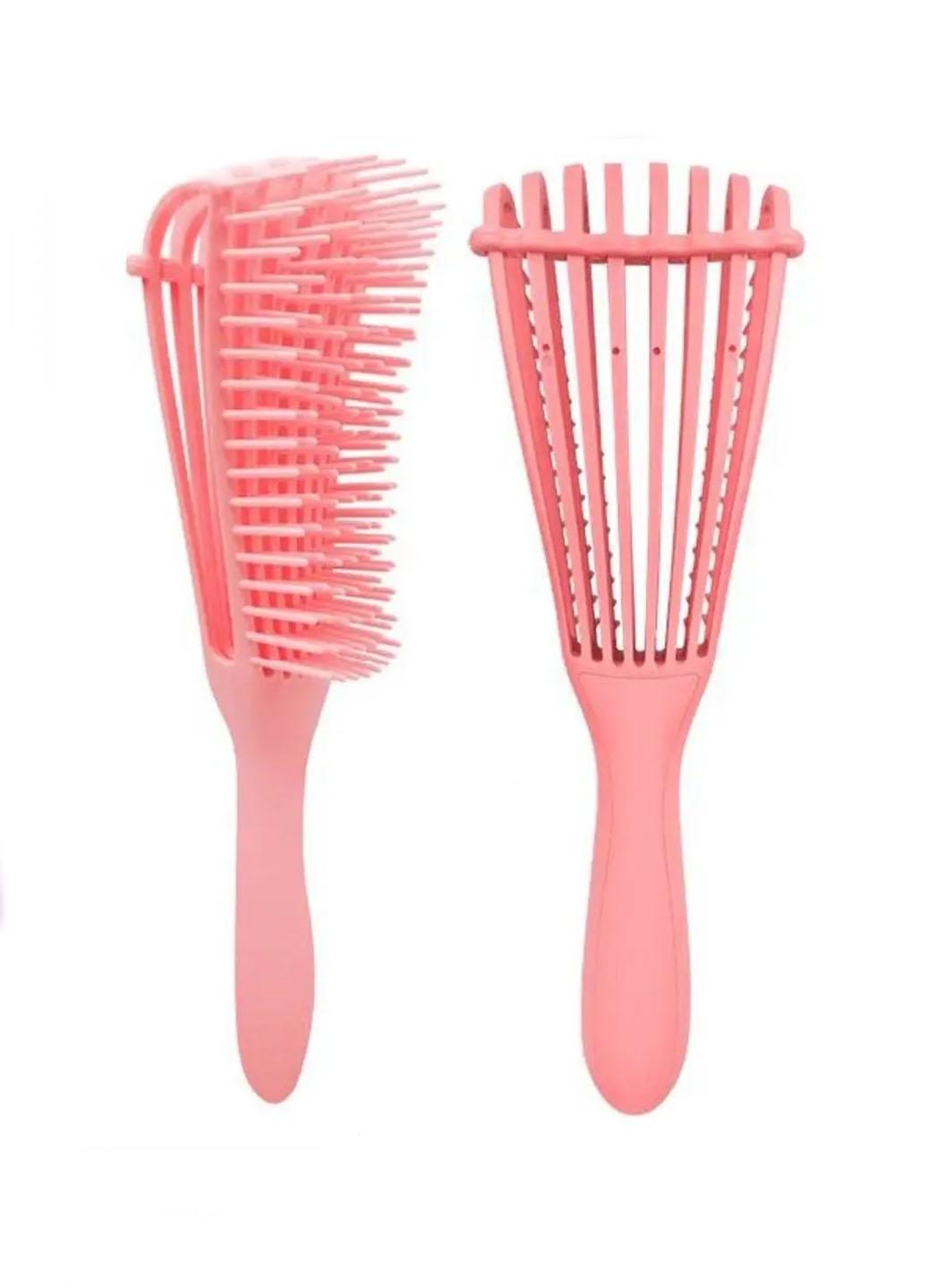 Гребінець для волосся Good Idea Silicone comb для всіх типів волосся Рожевий (6052U) - фото 3