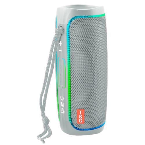 Портативная Bluetooth колонка с LED подсветкой TG288 Gray (e8ece116)