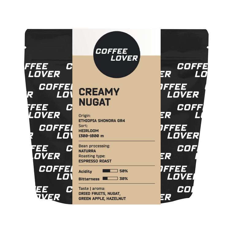 Кава зернова Coffee Lover Creamy Nugat 250 г (022)