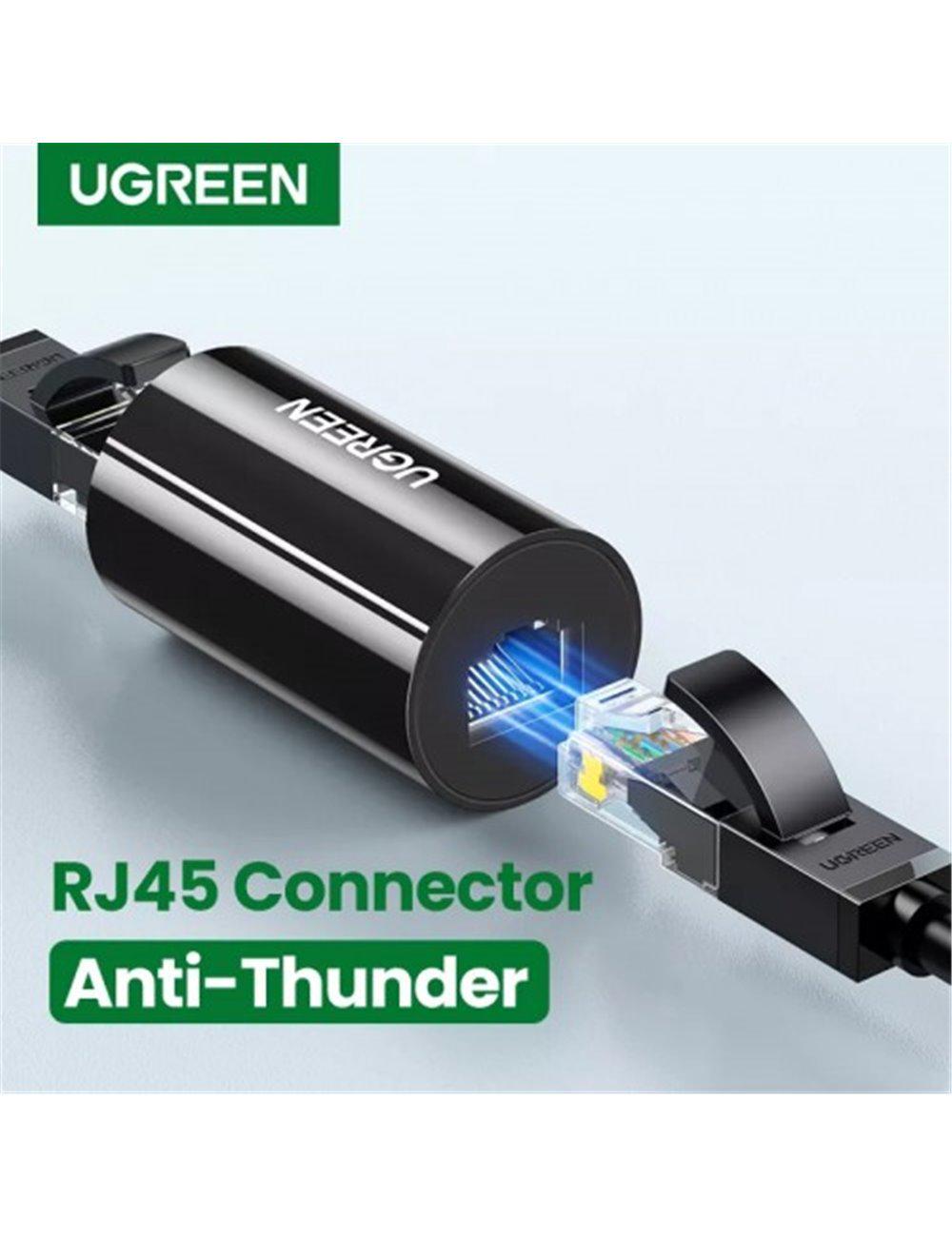 Інтернет-з'єднувач UGREEN Cat.6 FTP 1000 Мбіт/с 250 МГц RJ45 LAN RJ 45 Ethernet Keystone Чорний (30837) - фото 2