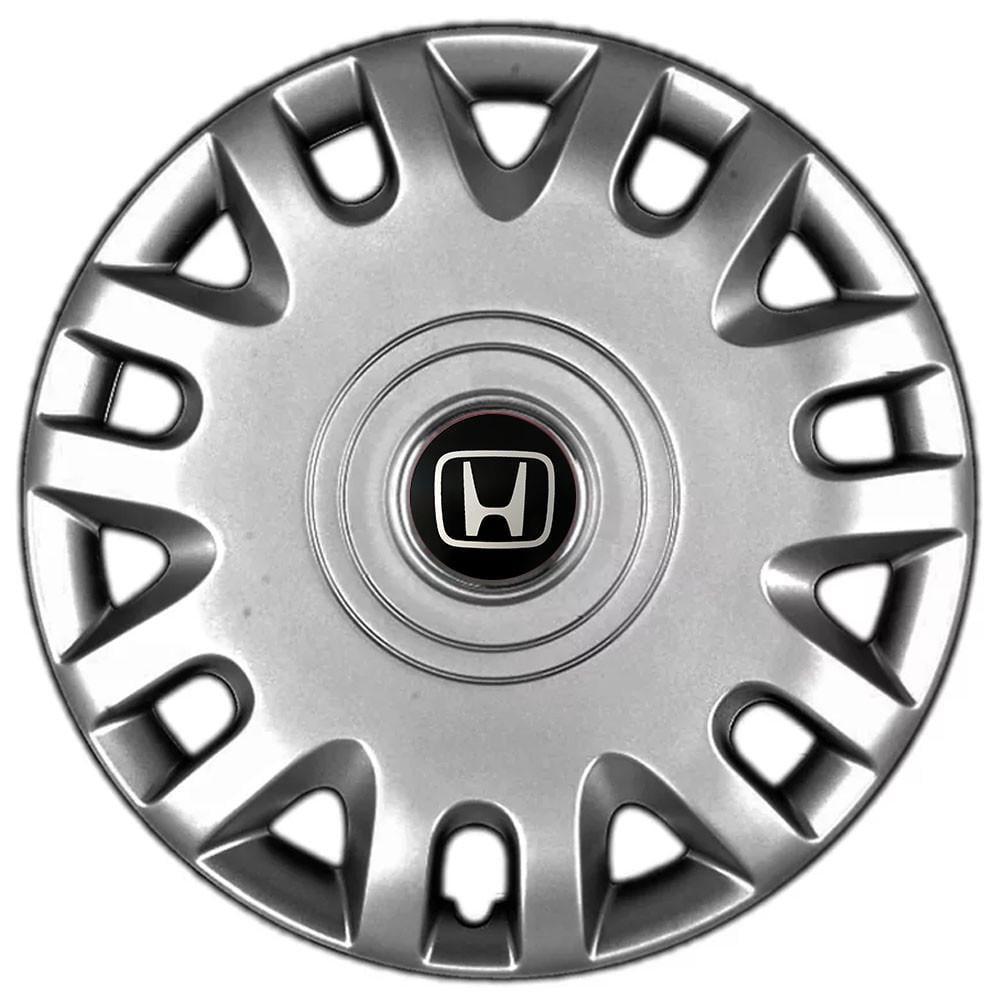 Колпаки SJS 333 с логотипом Honda R15 4 шт. Серебристый