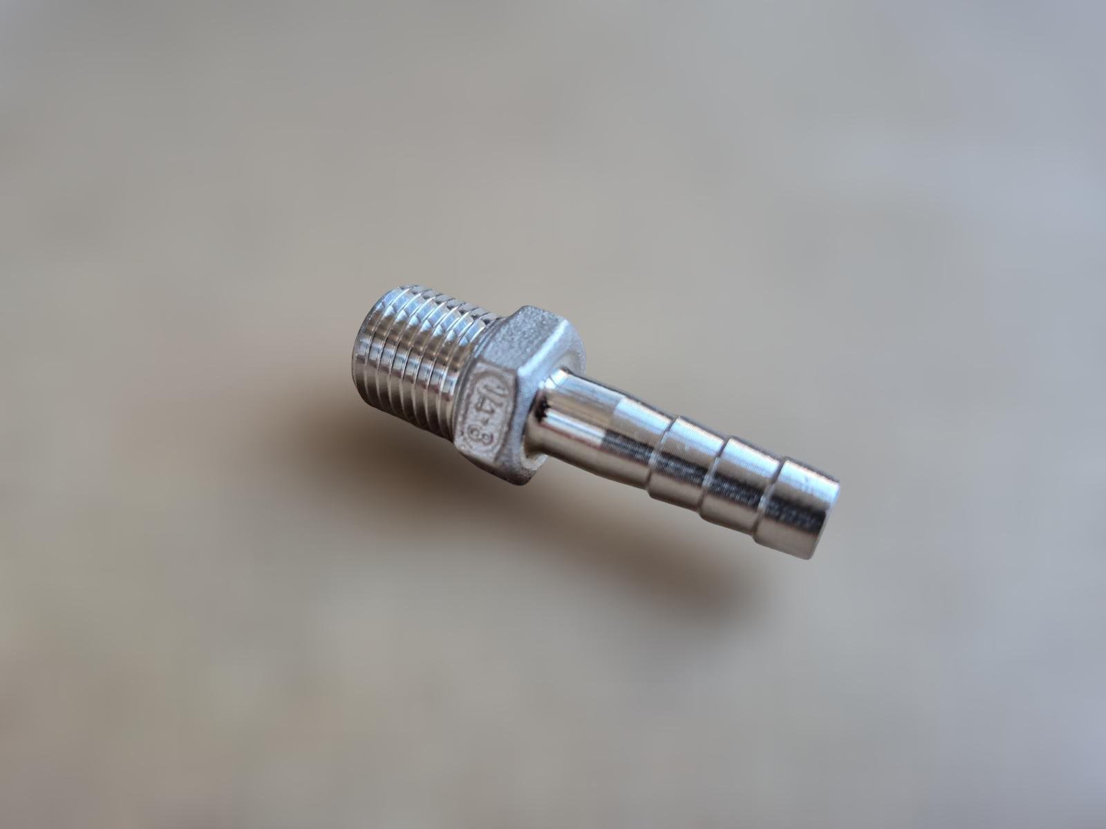 Штуцер шланговий різьбовий DN8 AISI304 BSPP Class-150 ялинка н/ж сталь ЗР 8 мм 1/4" (29203249) - фото 4 Штуцер шланговий різьбовий DN8 AISI304 BSPP Class-150 ялинка н/ж сталь ЗР 8 мм 1/4" (29203249) - фото 4