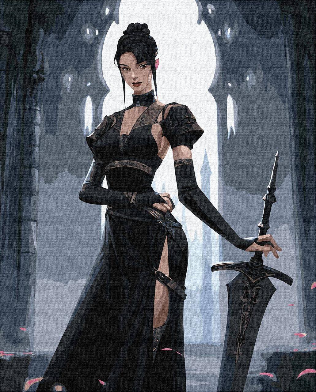 Картина по номерам Ideyka Отважная девушка 40х50 см (2824287484)