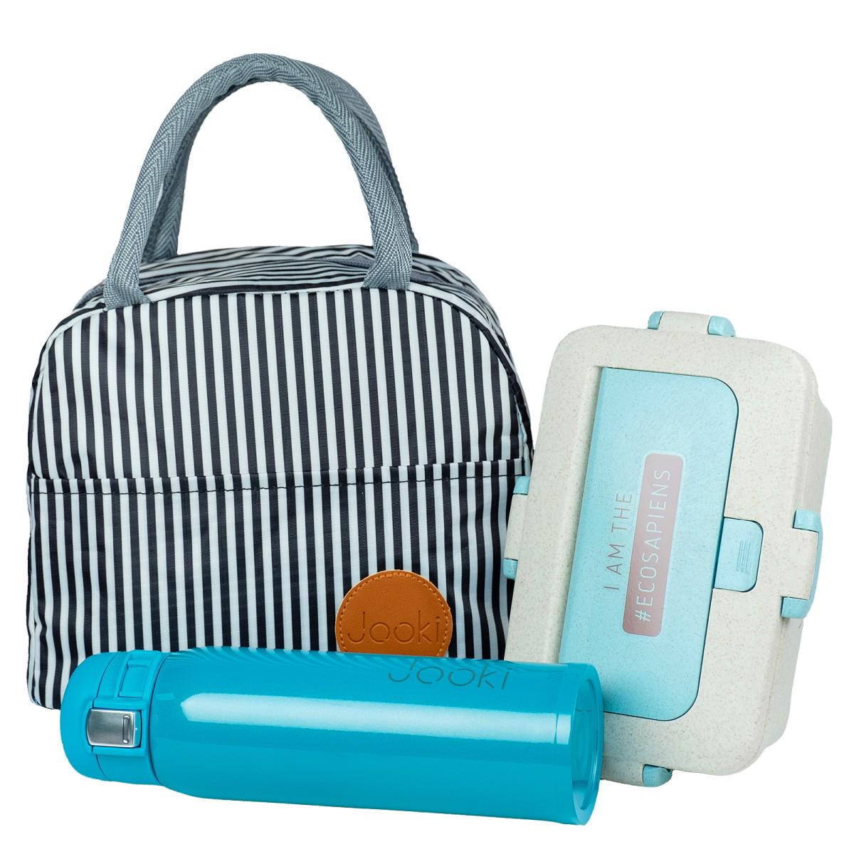 Ланч набір Jooki Зебра Royal Бірюзовий (38743061)