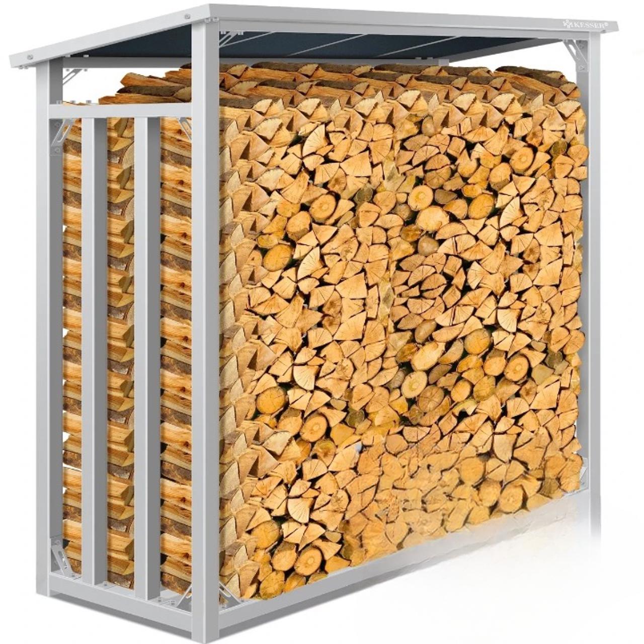 Дровница KESSER из металла 3,3 м3 188x70x183 см
