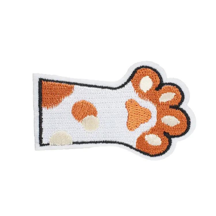 Термонаклейка на одяг для ремонту та декору лапка кота Рижий (30763554) Термонаклейка на одяг для ремонту та декору лапка кота Рижий (30763554)