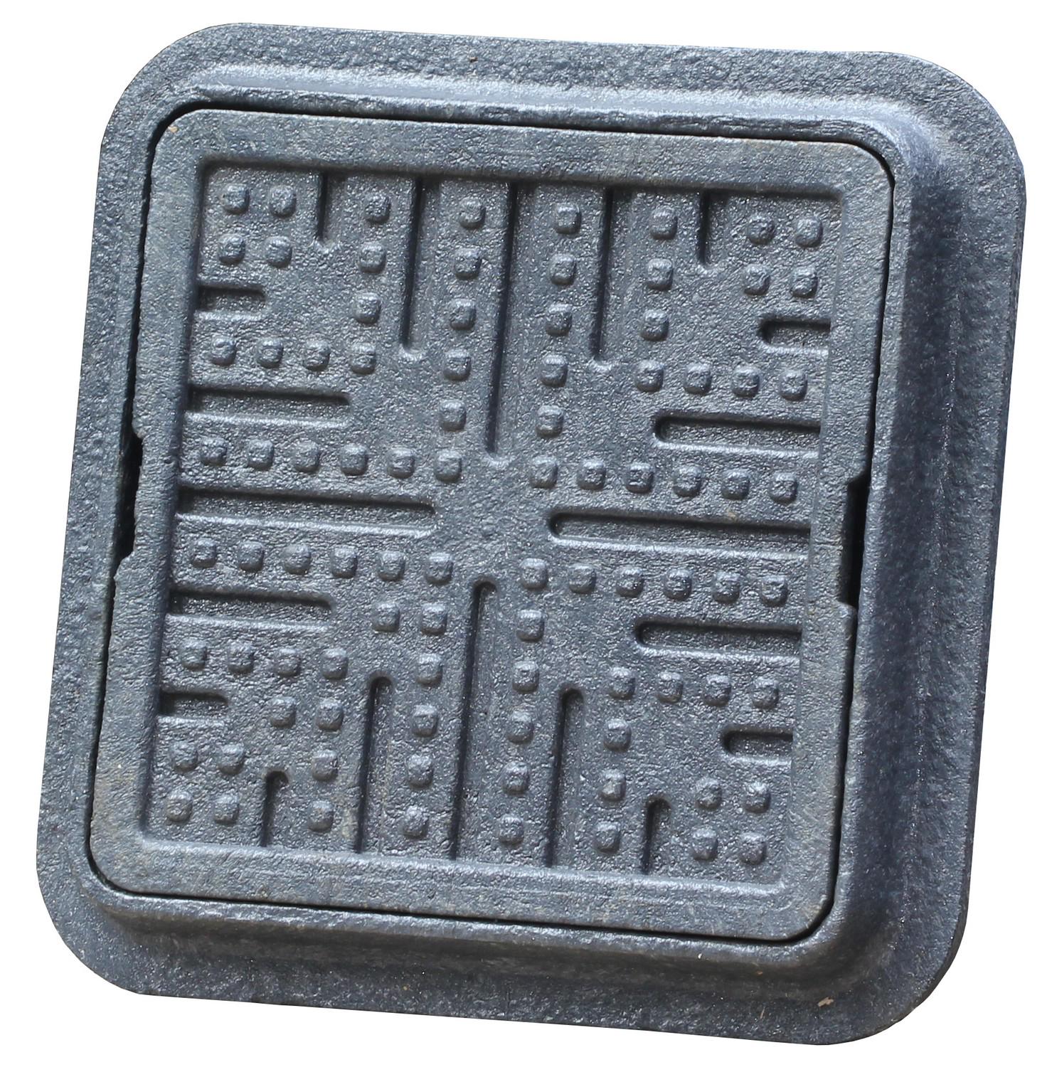 Люк квадратный Ruslana 300x300 мм до 1 т Черный (AR8330) - фото 3 Люк квадратный Ruslana 300x300 мм до 1 т Черный (AR8330) - фото 3