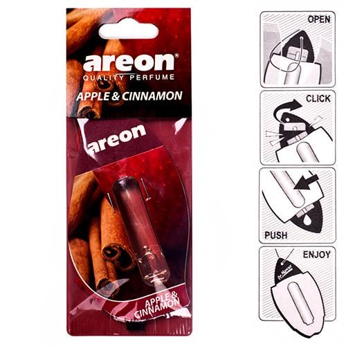 Освежитель воздуха жидкий листик Areon Liquid Apple&Cinnamon 5 мл (LR07)