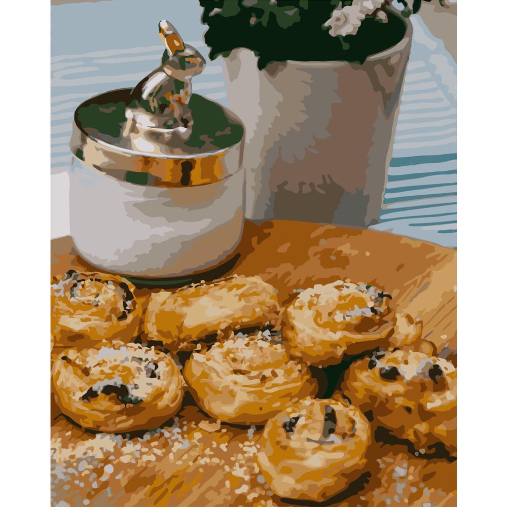 Картина по номерам Strateg Премиум Ароматная выпечка 40х50 см (GS265)